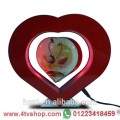 قلب طائر الكترونى معلق باضائة ملونة Magnetic floating frame