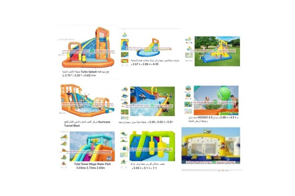 صور و اسعار شلالات مائية نفخ انواع مختلفة