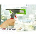 مساحة زجاج ذات رأس مزدوج غسيل وتنشيف وبخاخ لتنظيف زجاج 