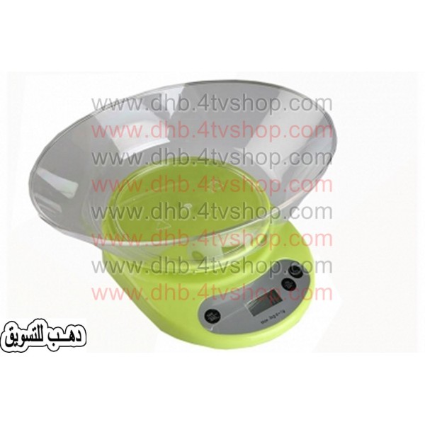 ميزان مطبخ حساس 5 كيلو حساسيه 2 جرام بالطبق electronic