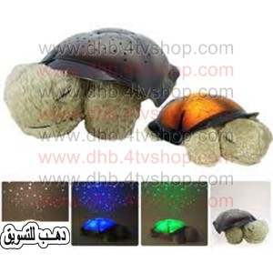سلحفاة مضيئة 4 الوان و موسيقى و usb لغرف اطفال و كبار واباجورة