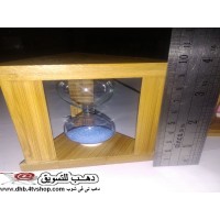 ساعة رملية متحركة زجاج داخل شكل خشبى مثلث رائع